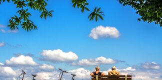 Senior na e-bike’u